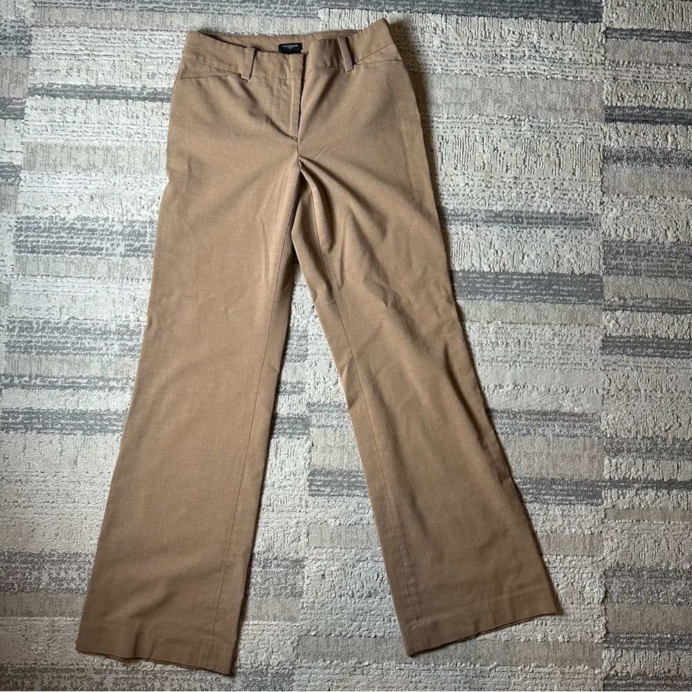 Ann Taylor Signature Khaki Dress Pants Women’s Size 0 Classic Fit - Picture 2 of 6